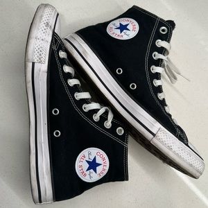 CONVERSE CHUCK TAYLOR ALL STAR BLACK/WHITE HIGH TOP 7M SNEAKERS SHOE